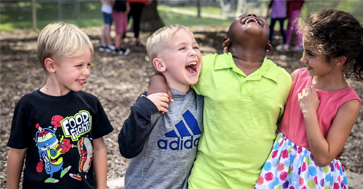 kids laughing 